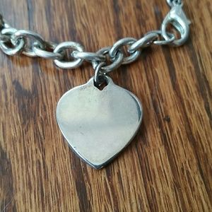 Silver Bracelet with Heart